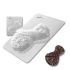 Plastic chocolate mould March 8, A-00011