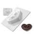 Plastic chocolate mould Heart - Love, A-00027
