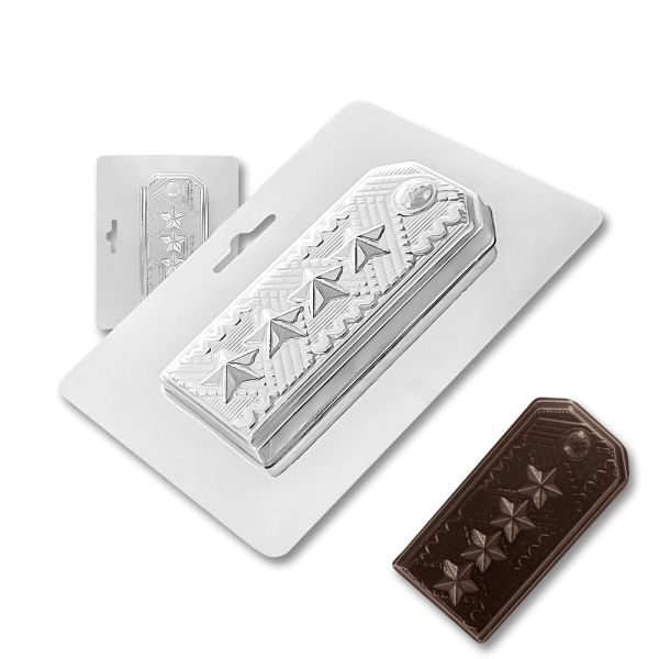 Plastic chocolate mould Epaulette, A-00077
