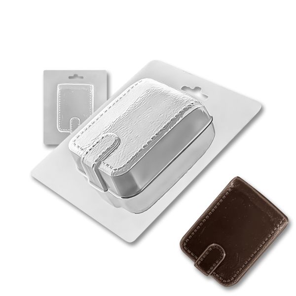 Plastic chocolate mould Wallet, A-00084