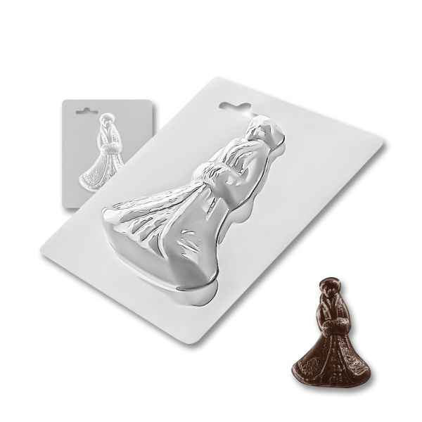 Plastic chocolate mould Snow Maiden, A-00088