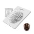 Plastic chocolate mould Human brain, A-00093