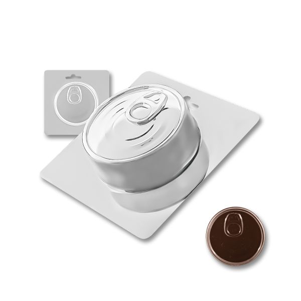 Plastic chocolate mould Jar of caviar, A-00102