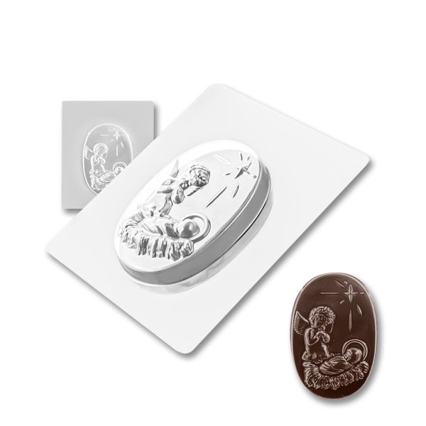 Plastic chocolate mould Angel, A-00104