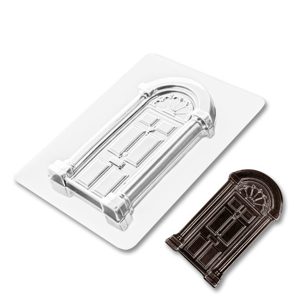 Plastic chocolate mould Door for decoration, A-00105