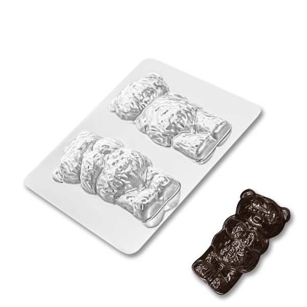 Plastic chocolate mould Teddy Bear, A-00106