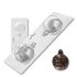 Plastic chocolate mould Santa Claus Christmas ball, B-00005