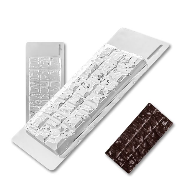 Plastic chocolate mould Wild chocolate bar, B-00016