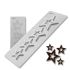 Plastic chocolate mould Stars (4 pcs), B-00032