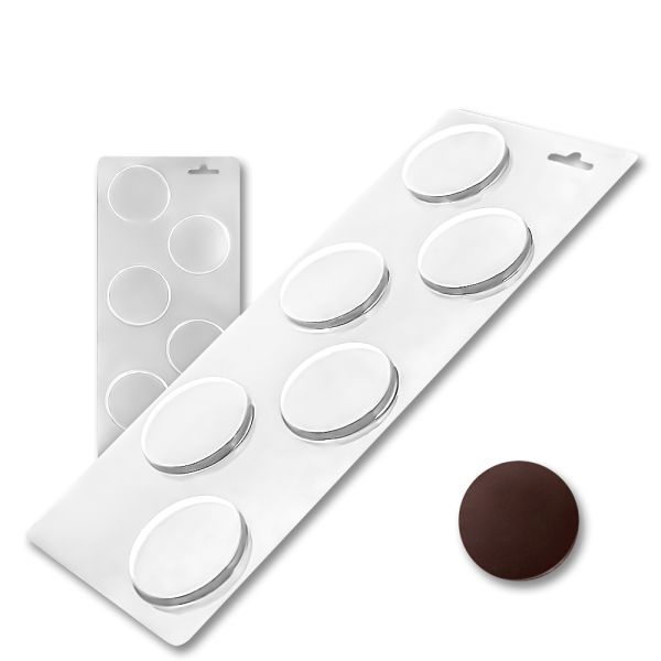 Plastic chocolate mould Classical mediants, D-00001