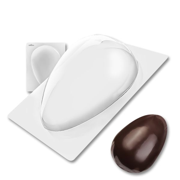 Plastic chocolate mould Easter Smooth egg 20 cm, E-00005